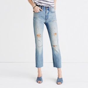 Madewell “The perfect summer jean” in malden wash